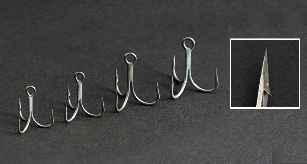 Trojháčky, woblerové jednoháčky, stingery