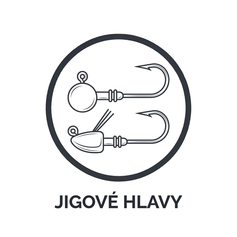 Jigové hlavy, háčky, závaží