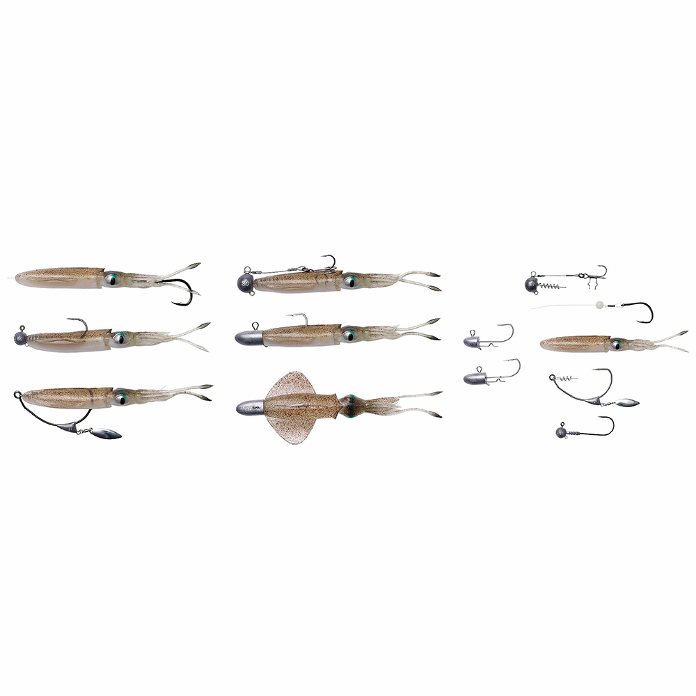 Savage Gear 3D Swim Squid 25cm White Glow Cuttlefish