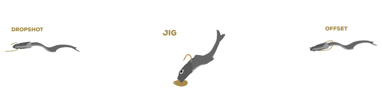 LMAB Finesse Filet 11cm Roach 3ks