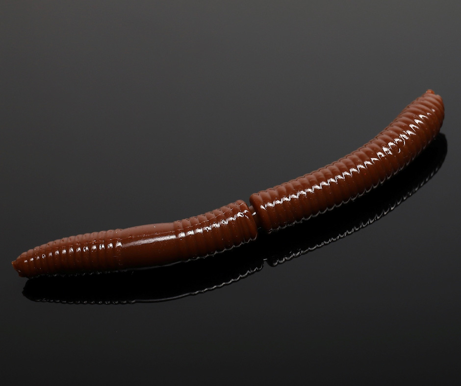 Libra Lures Fatty D´Worm 65mm 038 Brown Krill 10ks