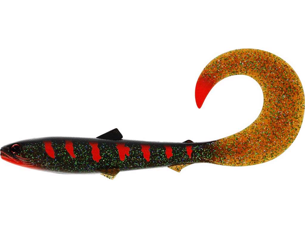 Westin BullTeez Curltail 21cm Motoroil Blood