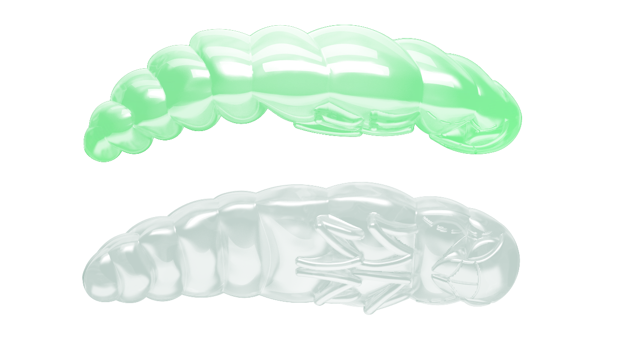 Libra Lures Largo 35mm 000 Glow UV Green Krill 10ks