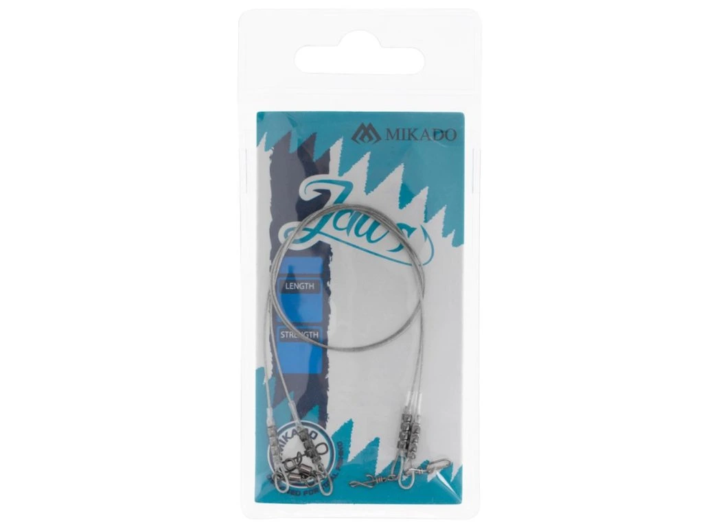 Mikado Jaws Steel Leader 35cm 8kg 2ks
