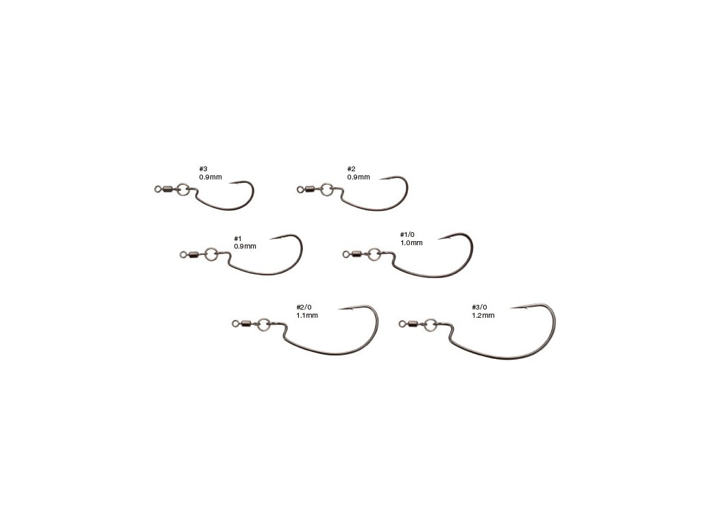 Varivas Nogales Hooking Master Ring Offset 2/0 4ks