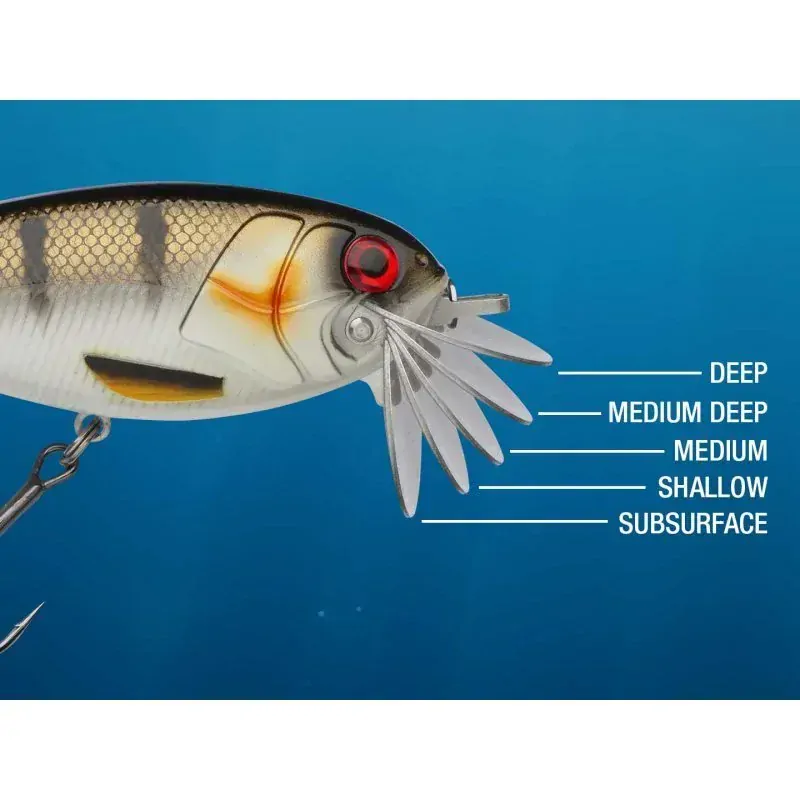 Abu Garcia Beast Hi-Lo 12cm Red Tiger Plovoucí