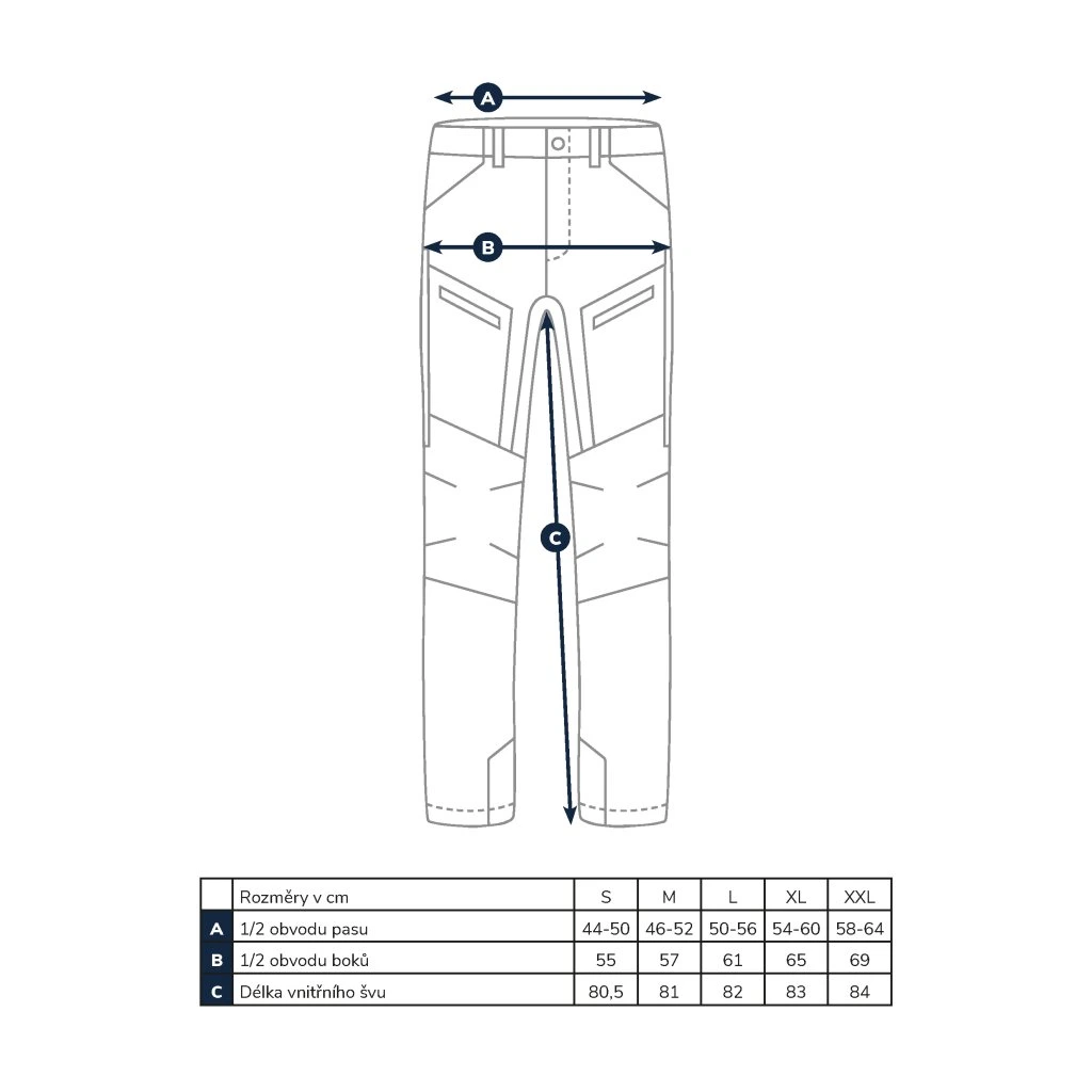Adventer & Fishing Impregnované kalhoty Sand & Khaki XL