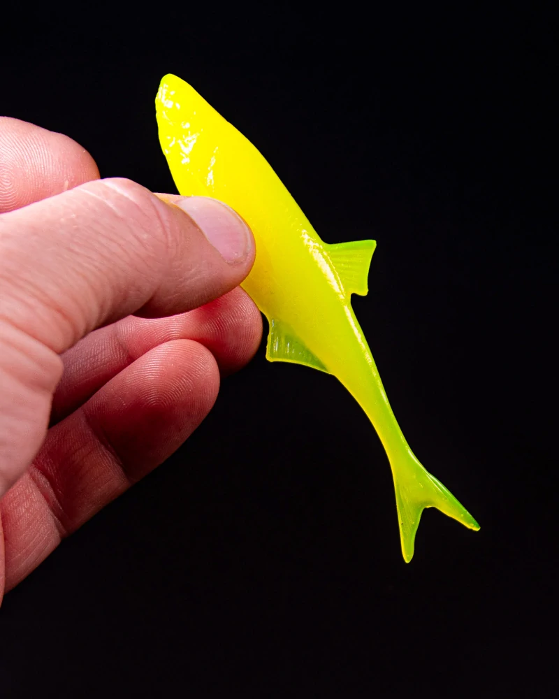 Angry Lures Bleak F-Tail 10cm YUV