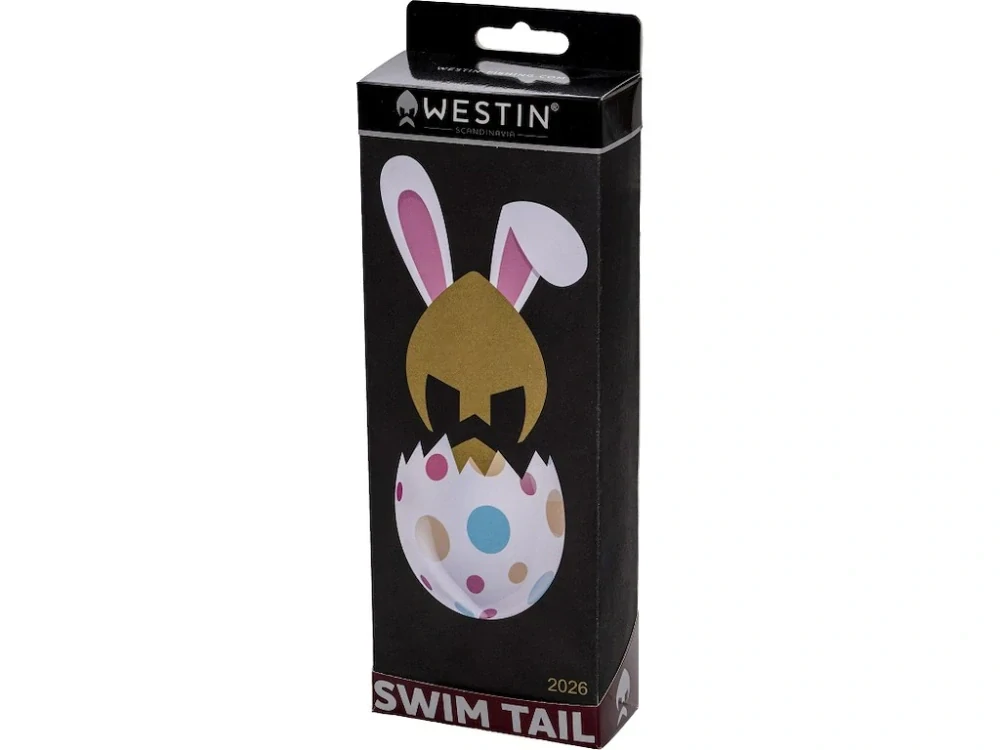 Westin Swim Tail 12cm Suspending Easter Edition ( Orange Chartreuse )