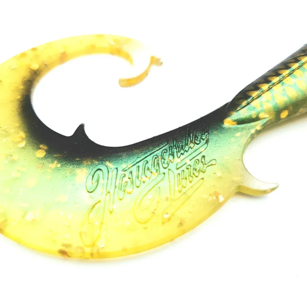 Hostage Valley Curlytail 24cm Gold Jade
