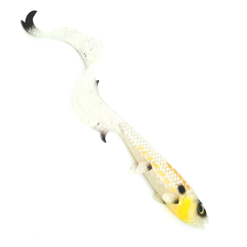 Hostage Valley Curlytail 24cm White Pearl