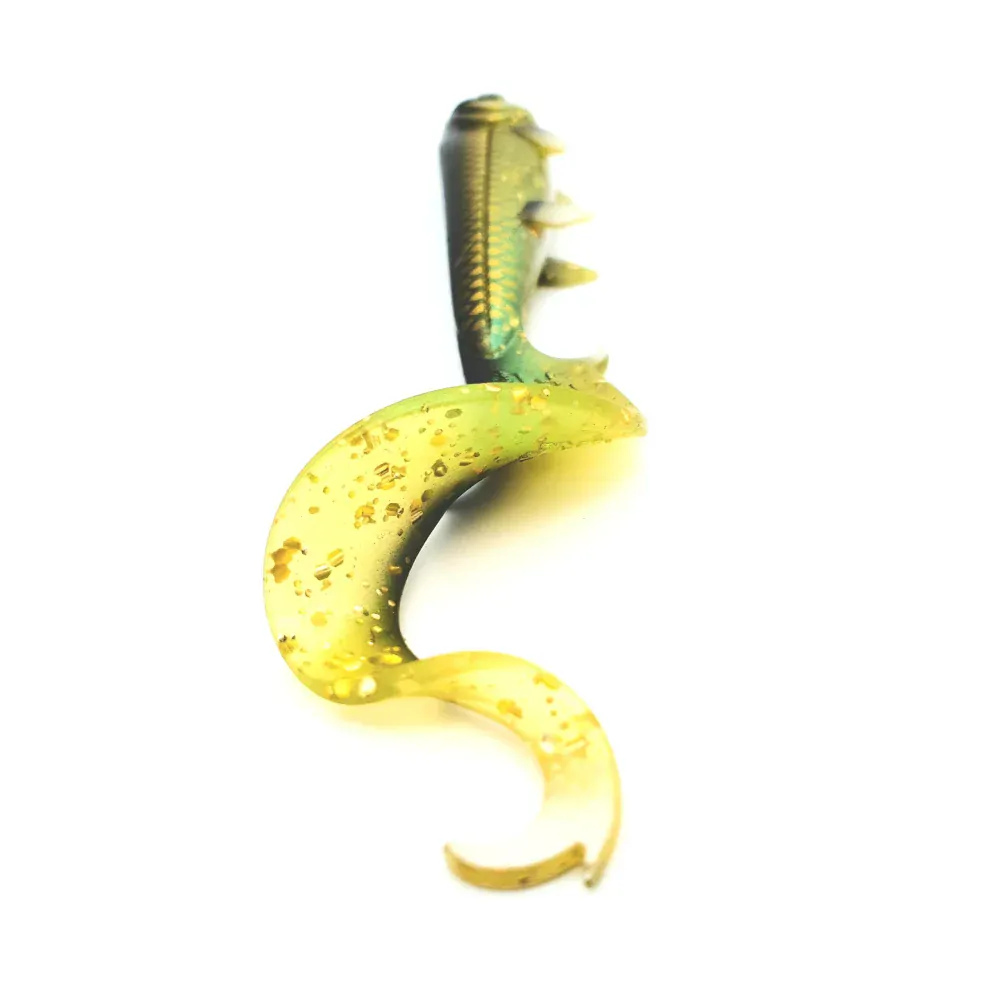 Hostage Valley Curlytail 18cm Gold Jade