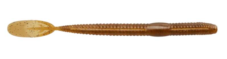 Delalande Long Bass Worm 18cm Pepper Tea