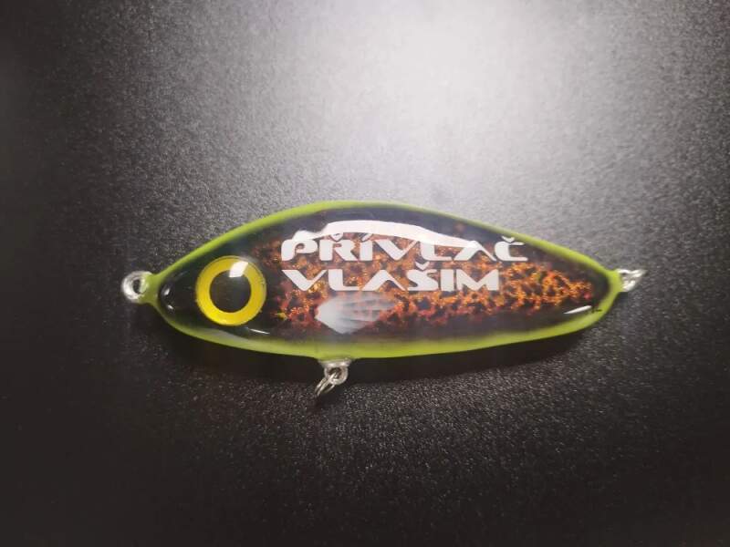 Přívlač Vlašim Fat Head Jr. 13cm Chartreuse Burbot