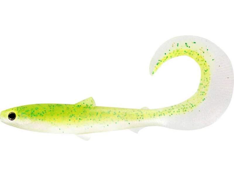Westin BullTeez Curltail 10cm Sparkling Chartreuse