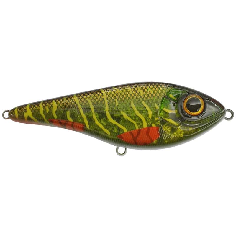 Strike Pro Buster Swim 13cm Green Motoroil Pike UV