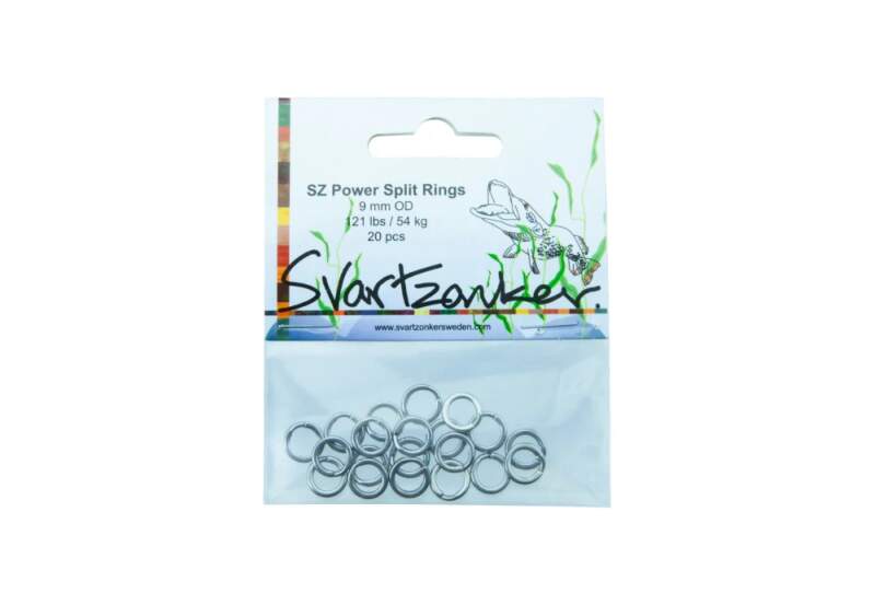 Svartzonker Power Splitrings 6mm 18kg 20ks
