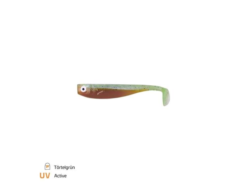 Zeck ZANDER Gummi 9cm Tortelgrun