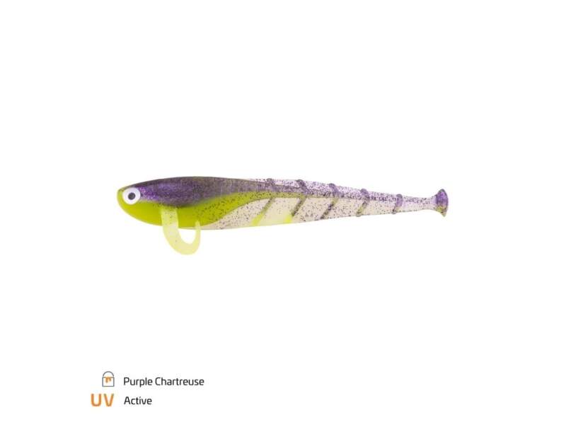 Zeck ZANDER Quappie 10cm Purple Chartreuse
