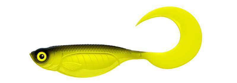Libra Lures Embrion Twist Tail 18cm 006 Hot Yellow