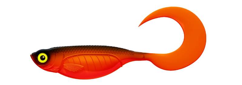 Libra Lures Embrion Twist Tail 18cm 011 Hot Orange