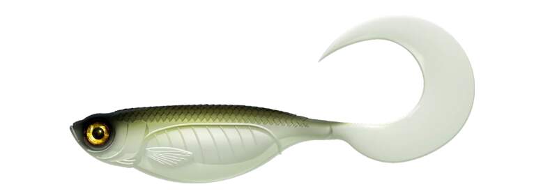 Libra Lures Embrion Twist Tail 18cm 031 Olive Whitefish