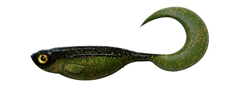 Libra Lures Embrion Twist Tail 18cm 132 Motor Oil Green