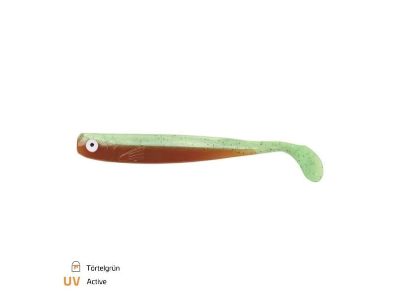 Zeck ZANDER Gummi 16cm Tortelgrun