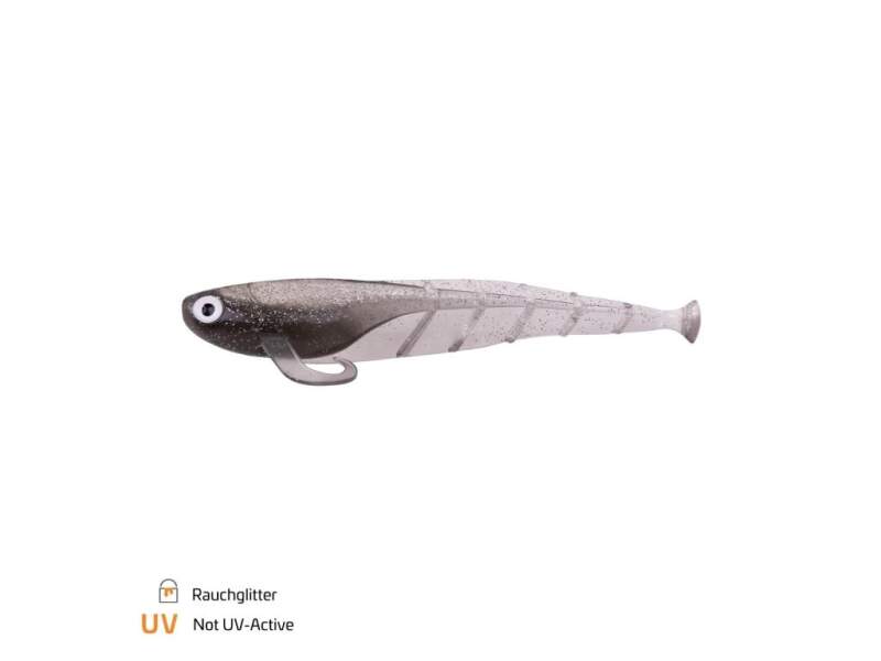 Zeck ZANDER Quappie 12cm Rauchglitter