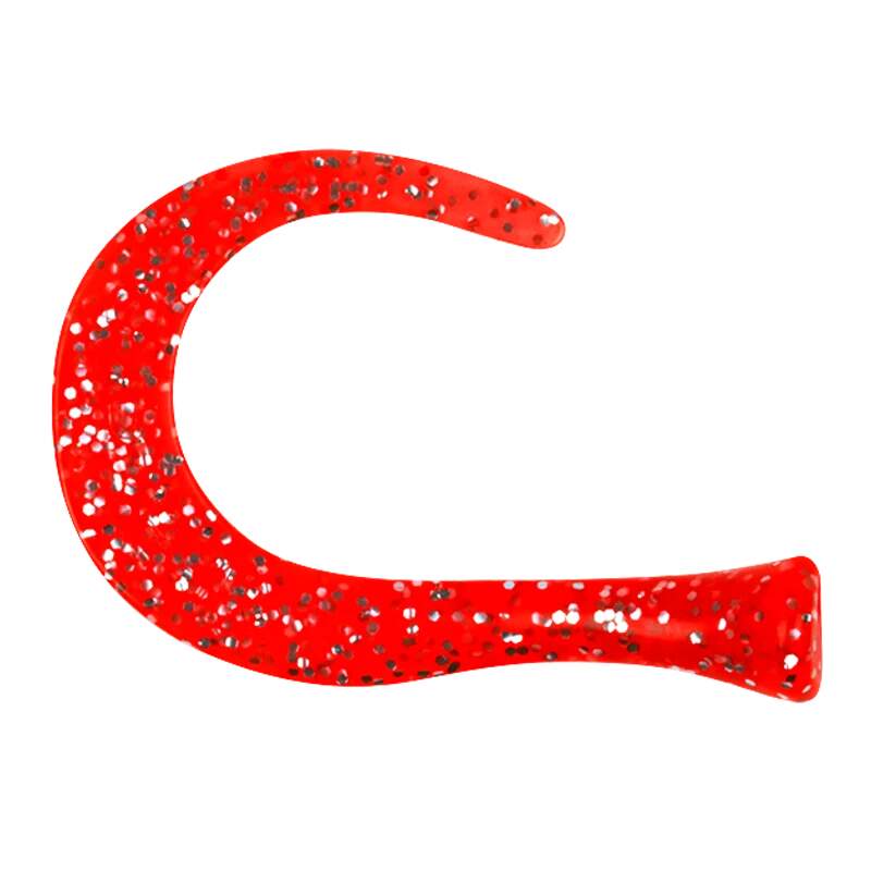 Strike Pro Guppie Jr. Spare Tails Red/Silver Glitter