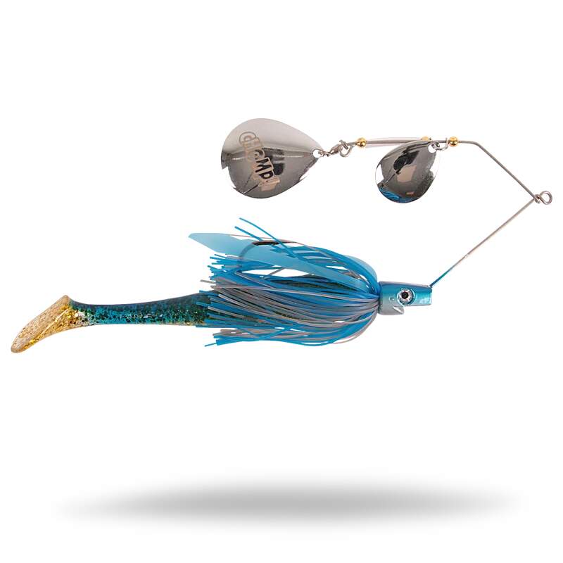 Strike Pro Pig Chopper XL Spinnerbait Blue Silver