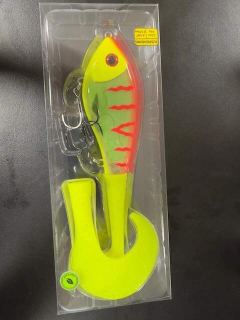 Westin Swim Tail 12cm Suspending Easter Edition ( Orange Chartreuse )