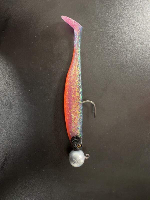Westin ShadTeez Slim 10cm R 'N R Christmas Edition ( Rainbow Glitter )