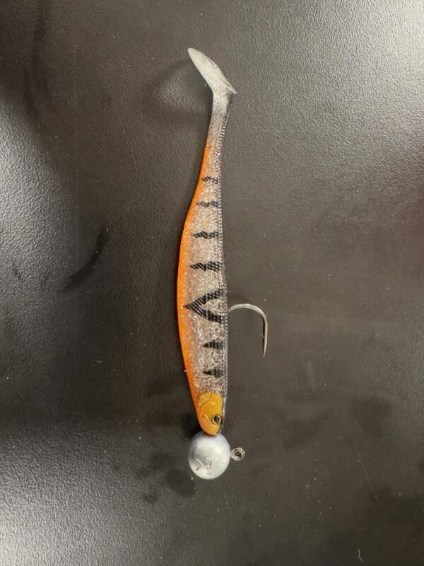 Westin ShadTeez Slim 10cm R 'N R Christmas Edition ( Silver Perch )