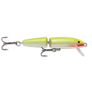 Rapala Jointed 13cm Silver Fluorescent Chartreuse Plovoucí