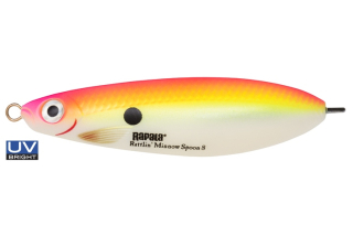 Rapala Rattlin´ Minnow Spoon 8cm Pink Shad UV Potápivý