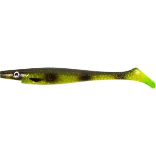 Strike Pro Pig Shad Jr. 20cm Olive Spotted Bullhead