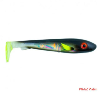 McRubber Jr. 17cm The Challenge Sober Chartreuse Tail Flash