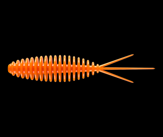 Libra Lures Turbo Worm 56mm 011 Hot Orange Krill 8ks