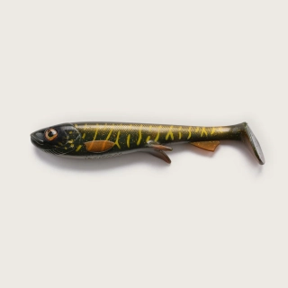 Wolfcreek Shad 20cm Green Motoroil Pike UV