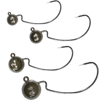 LMAB Tungsten Offset Jig 2/0 3,5g 2ks