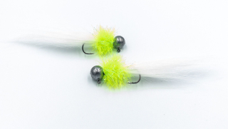 Czechstreamer Jig Craft Fur White/Chartreuse