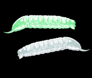 Libra Lures Goliath 30mm 000 Glow UV Green Sýr 15ks