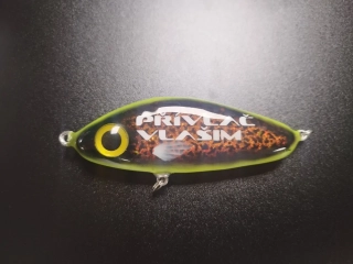 Přívlač Vlašim Fat Head Jr. 13cm Chartreuse Burbot