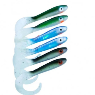 Svartzonker McRubber Tail 11cm 6Pack Baitfish