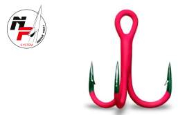 Gurza Fluo Red Treble #6 3ks