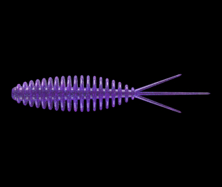 Libra Lures Turbo Worm Mini 35mm 020 Purple With Glitter Krill 15ks