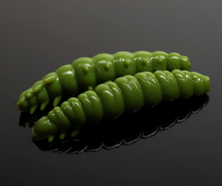 Libra Lures Larva 30mm 031 Olive Sýr 15ks