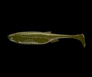 Libra Lures Kraken Shad 7,5cm 032 MotorOil Green 1ks