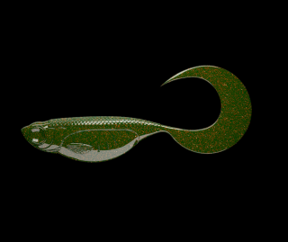 Libra Lures Embrion Twist Tail 4,5cm 032 MotorOil Green 1ks